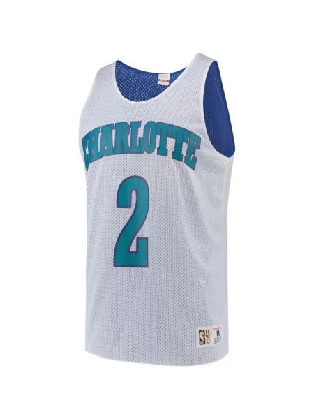 Reversibil vestă Mitchell & Ness plasă alb