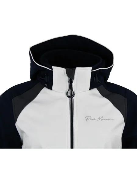 Geacă Peak Mountain softshell albastru