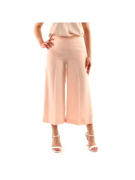 Pantaloni Emme Marella roz