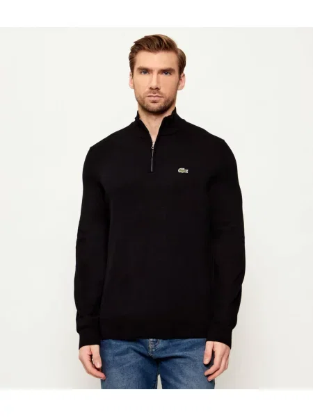 Pulover Lacoste clasic negru