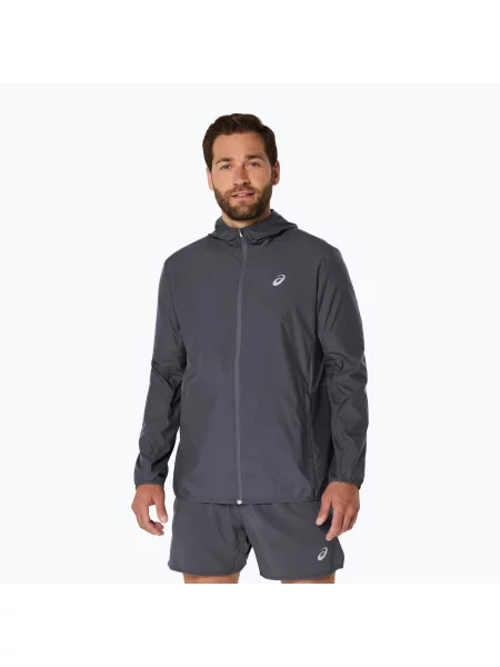 Geacă de alergare pentru bărbați ASICS Core carrier grey gri