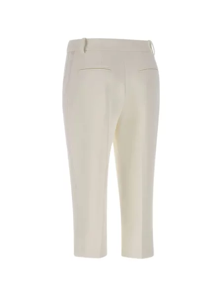 Pantaloni Elisabetta Franchi din satin cu crăpătură