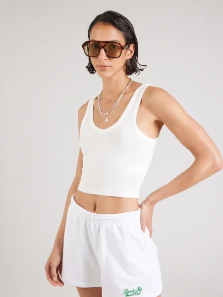 STUDIO SELECT Top Pina verde mentă alb