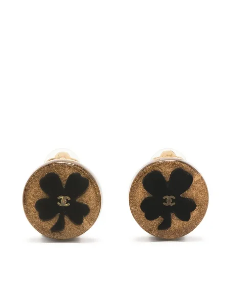 Náušnice Chanel Pre-owned zlaté