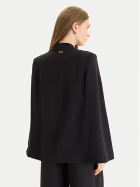 TWINSET Švarkas Wide Fit juoda