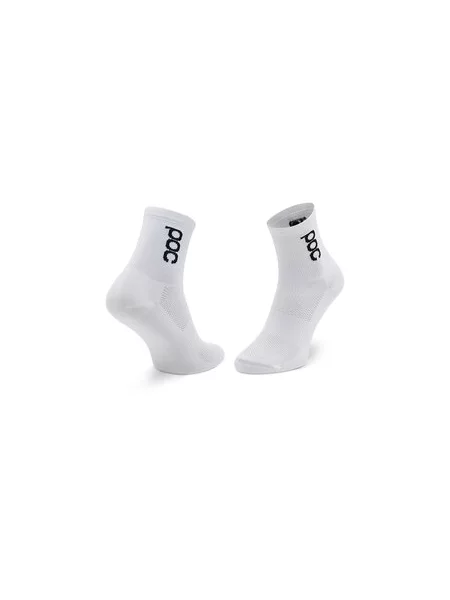Cyklistické ponožky POC Essential Road Short hydrogen white bílé