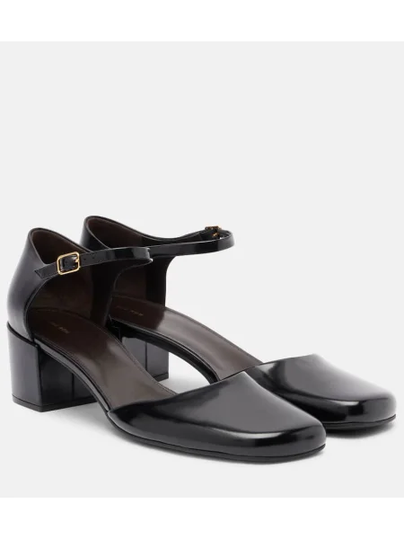 Pantofi cu toc The Row din piele negru