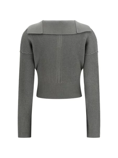 Pulover Rick Owens cu decolteu în V gri