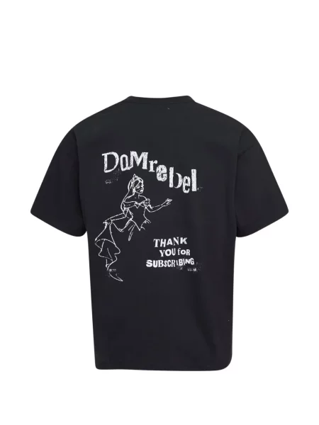 Μπλούζα Domrebel με σχέδιο μαύρο