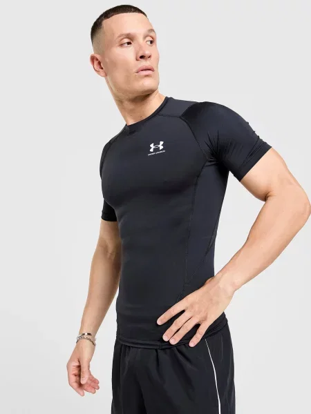 Under Armour T-Shirt Krótki Rękaw Heatgear czarna