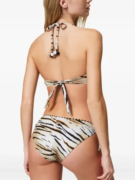 Bikini Twinset cu imagine cu dungi de tigru