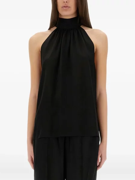 Bluză Tom Ford cu gât halter negru