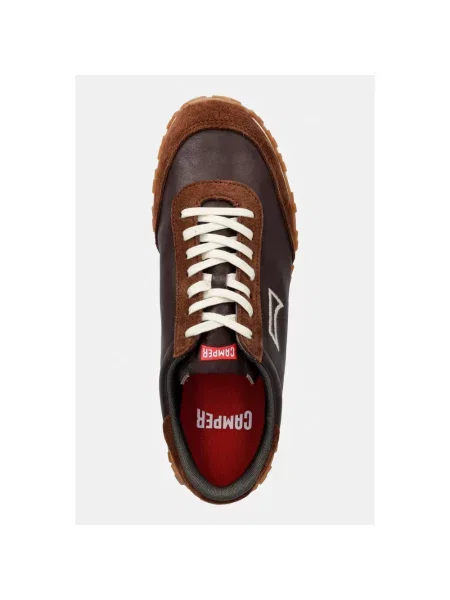 Sneakersy Camper skórzane brązowe
