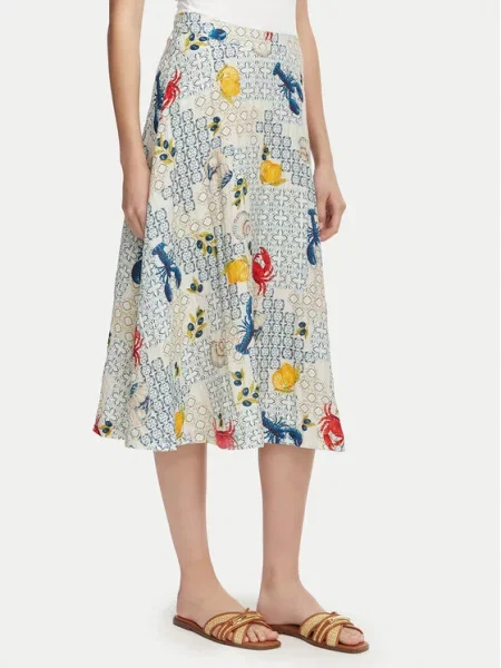 Sukně Vero Moda béžové
