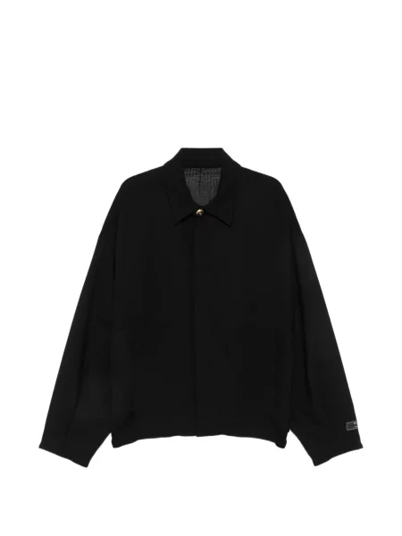 Gulerat geacă Balmain cu autograf negru