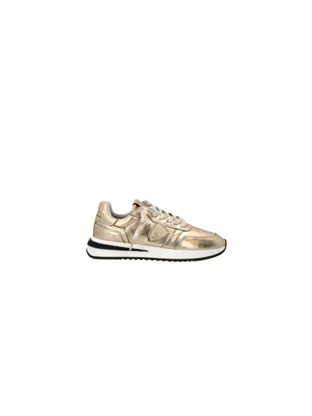Buty do biegania Philippe Model skórzane do biegania retro szare