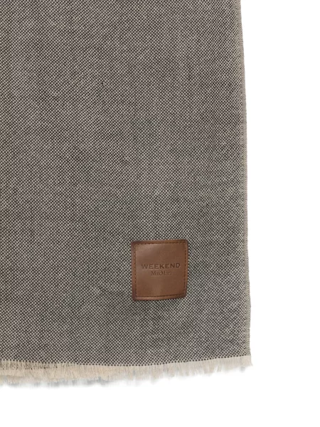 Fular Weekend Max Mara cu franjuri maro