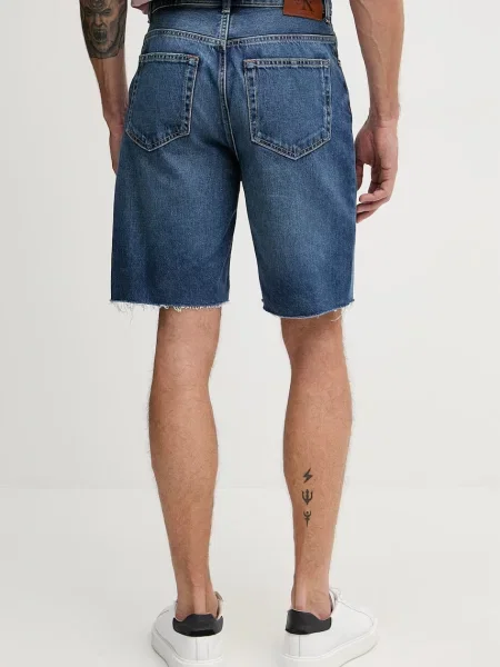 Calvin Klein Jeans szorty jeansowe niebieskie