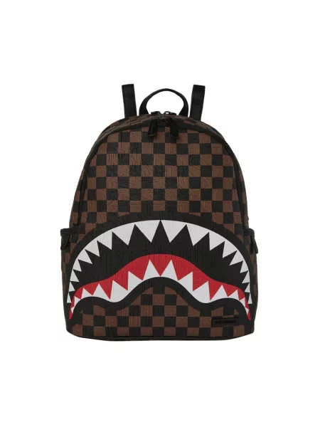 Plecak Sprayground z nadrukiem brązowy
