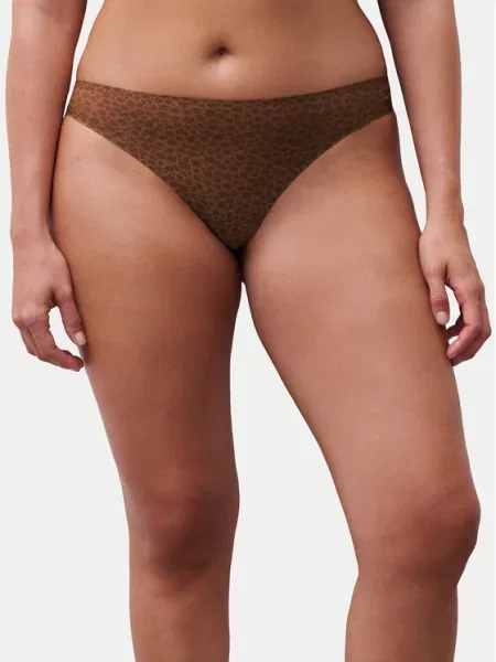 Chantelle Stringi Soft Stretch brązowy