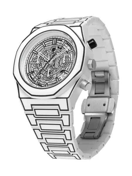 Hodinky D1 Milano bílé