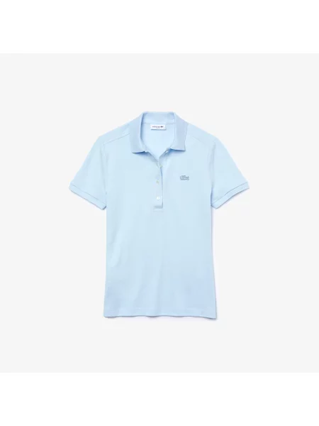 Поло Lacoste голубое