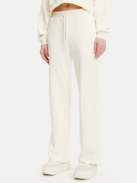 Converse Spodnie dresowe Écru Wide Leg