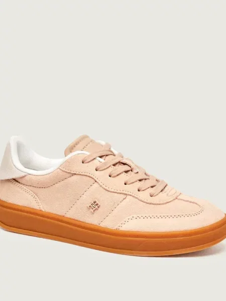 Tommy Hilfiger Sneakers | piele întoarsă bej