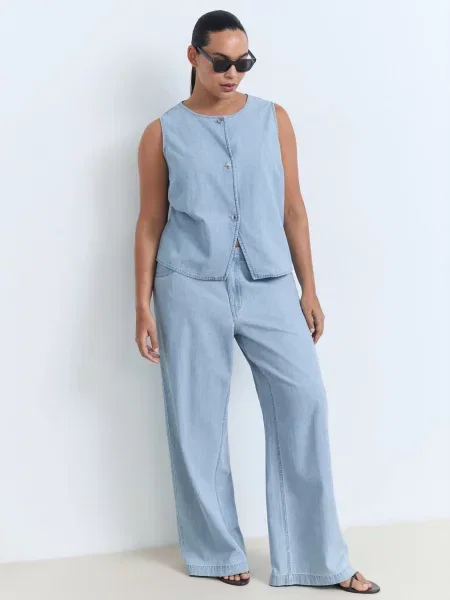 Жилет MANGO блакитний