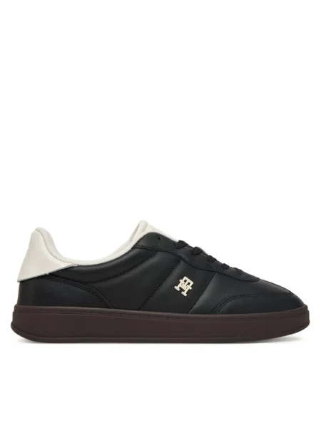 Tommy Hilfiger Sneakers Heritage Shiny negru