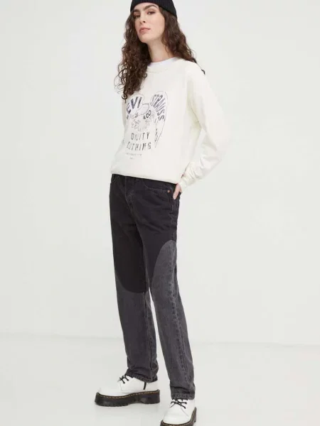 Дънки Levi's с висока талия черно