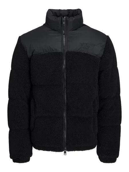 Jack&Jones Pūkinė striukė juoda