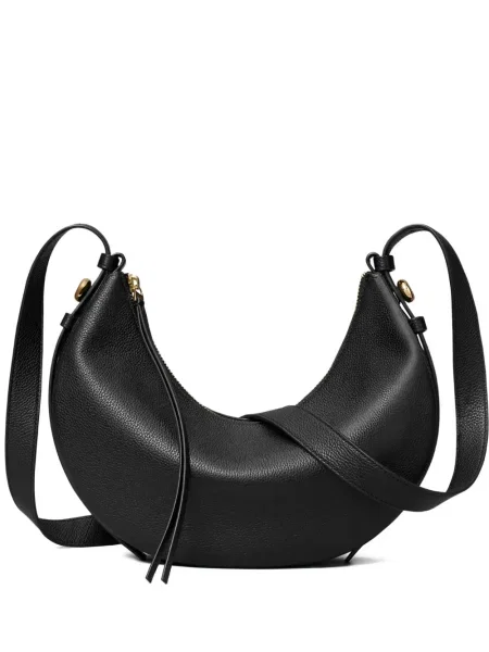 Geanta de piele Tory Burch din piele negru