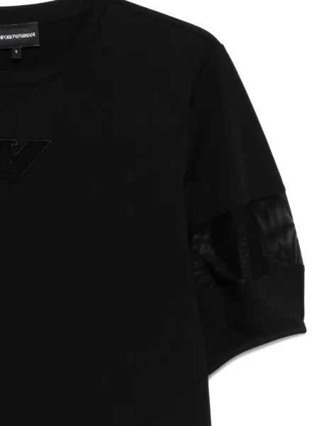 Tricou Emporio Armani scurt negru