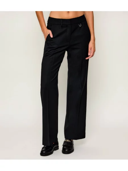 Joop! Pantaloni Pizara cu adaos de lână negru