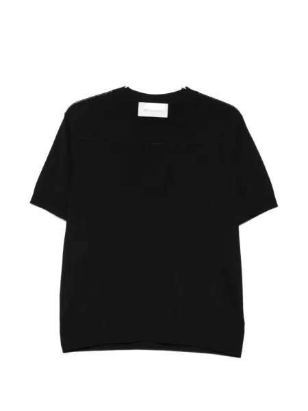 Tricou Ami Paris tricotate negru