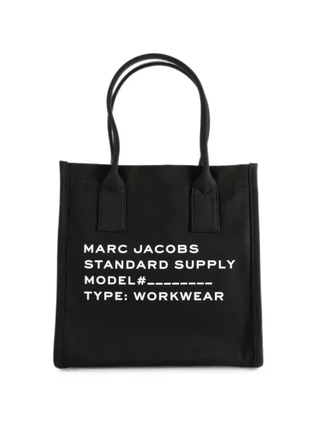Geantă shopper Marc Jacobs cu imagine negru