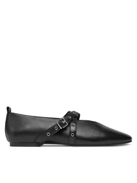 Balerinos Tommy Jeans juoda