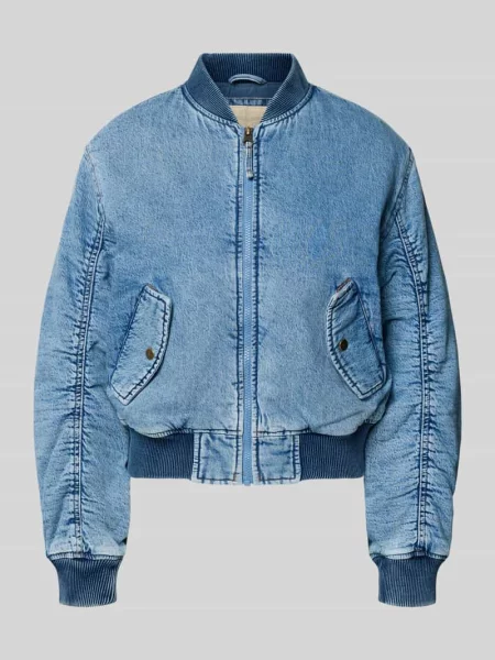 Levi's kurtka bomber jeansowa SCOUT WESTERN niebieska