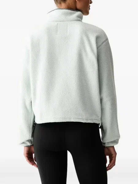 Pulover Columbia din fleece cu cordon verde
