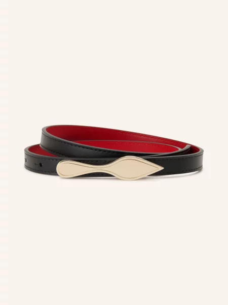 Reverzibilní pásek Christian Louboutin černý