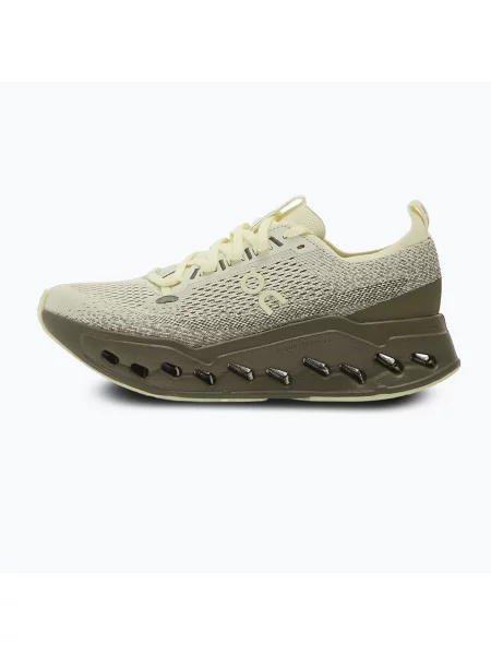 Încălțăminte de alergare pentru femei On Cloudsurfer Max seedling/olive măslin