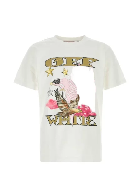 Tricou Off-white cu imagine alb