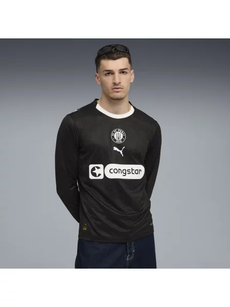 Trzecia koszulka FC St. Pauli z długim rękawem PUMA czarna