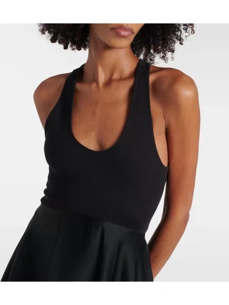 Rochie midi Alaïa până la genunchi de costum negru
