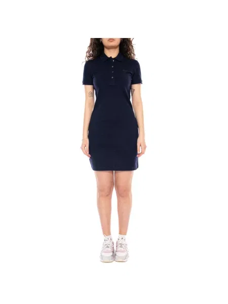Lacoste Sukienka codzienna Granatowy niebieska