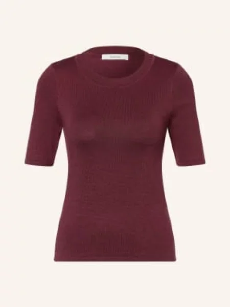 Selected Femme Dzianinowa Koszulka rot