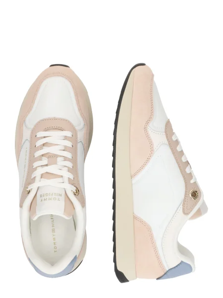 Dámske topánky Tommy Hilfiger Runner ecru modrá