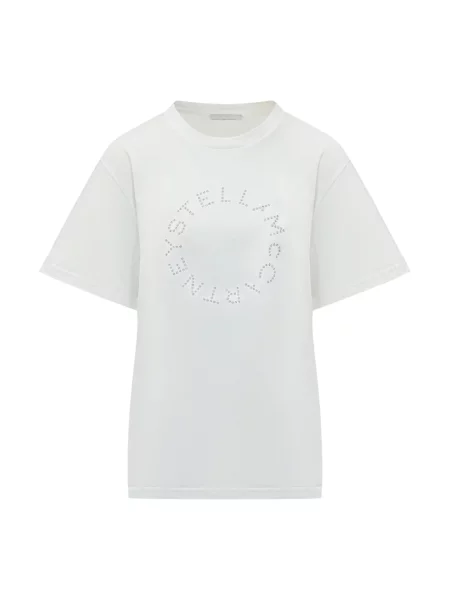 Koszulka Stella Mccartney z ćwiekami biała