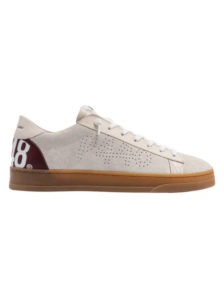 Sneakersy P448 beżowe
